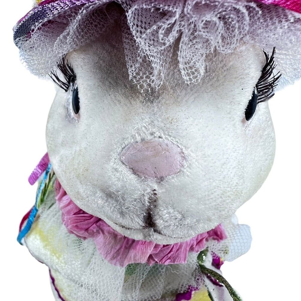 Katherines Collection Wayne Kleski Fairy Bunny Rabbit Flocked Eyelashes Signed - Picture 3 of 16